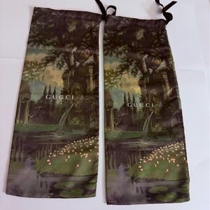 Gucci Dust Bag Set Of 2 Authentic Made in Italy